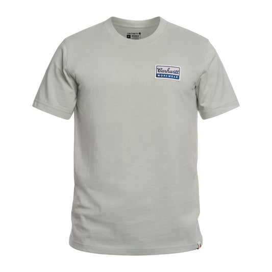 Koszulka T-Shirt Carhartt Script Patch - Sage