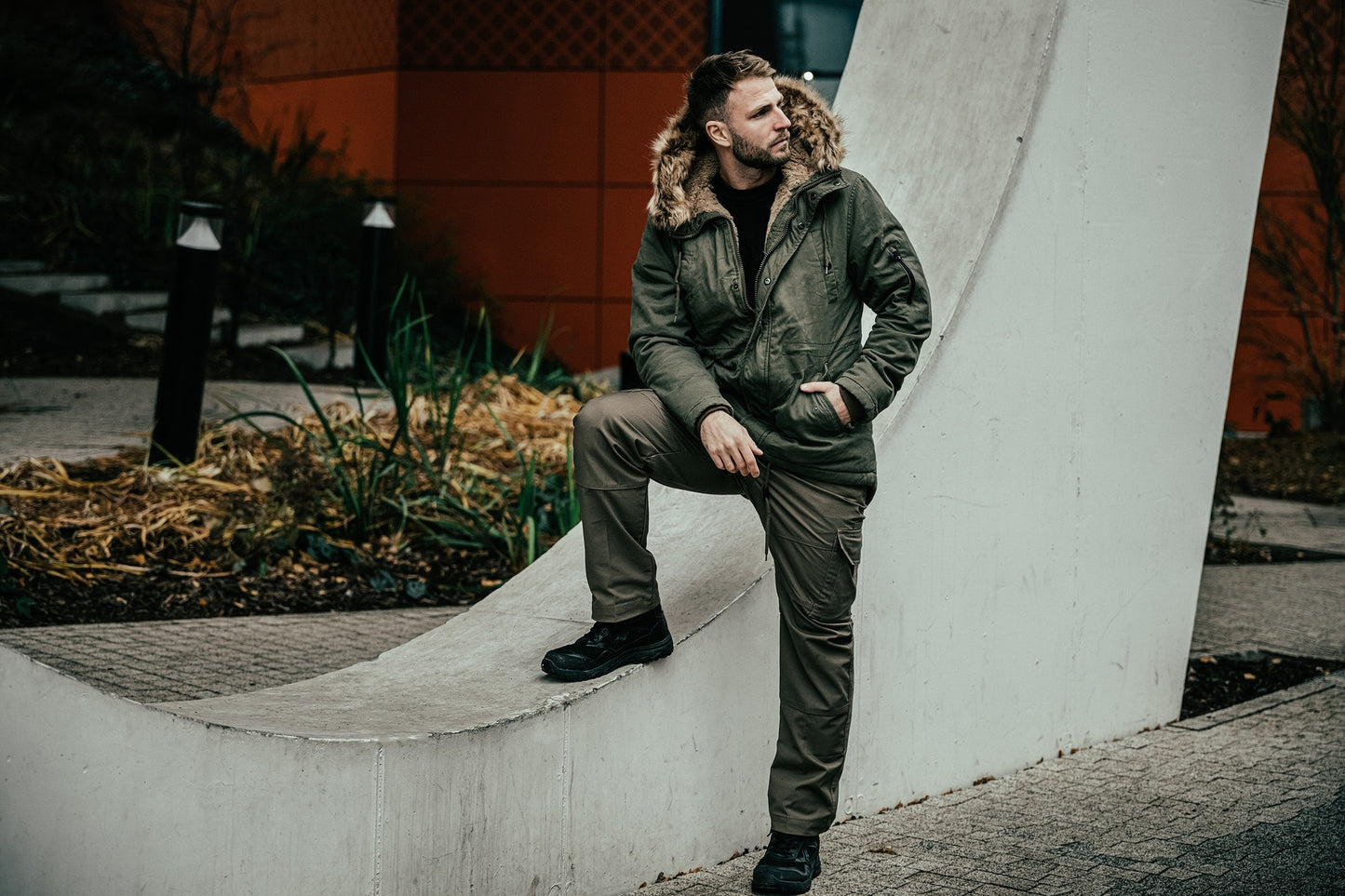 Kurtka Military Wear Fish Tail Parka - Olive
