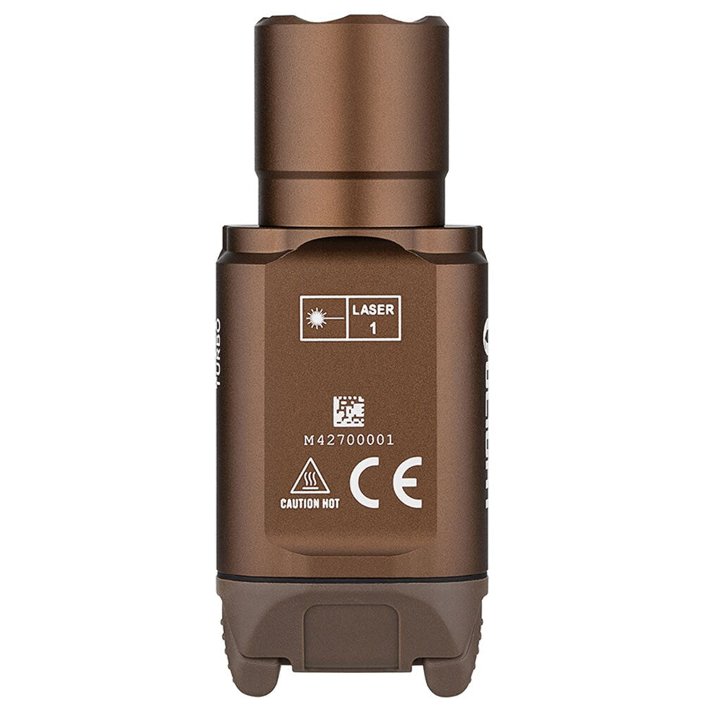 Latarka laserowa na broń Olight LEP Valkyrie Turbo Desert Tan - 250 lumenów