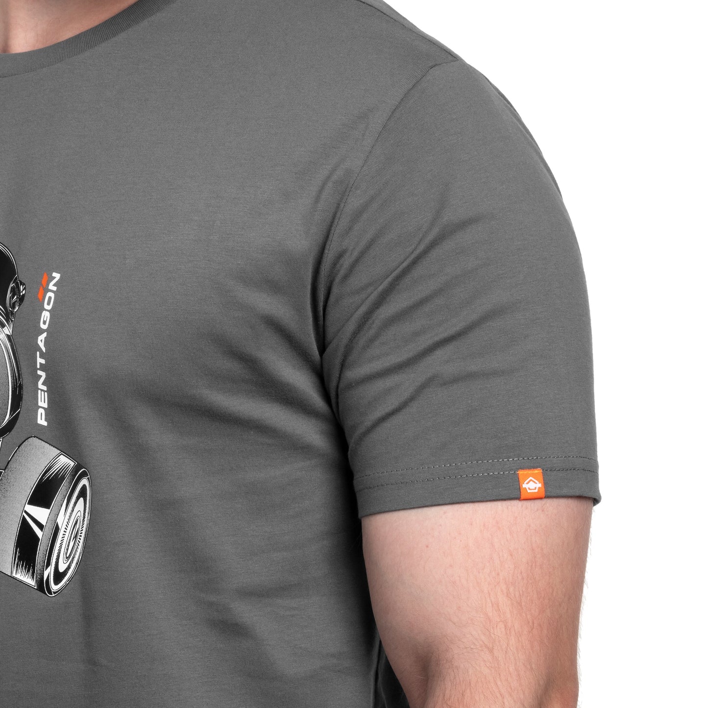 Koszulka T-Shirt Pentagon "Gas-Mask" - Wolf Grey