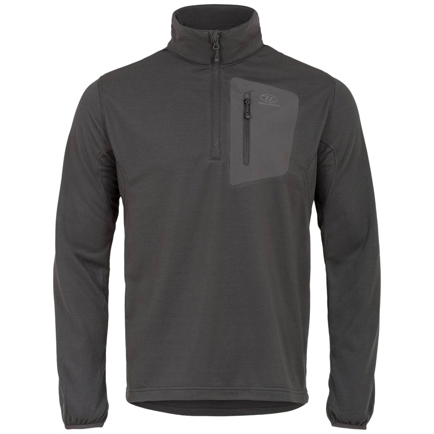 Polar Highlander Outdoor Hirta Grid Fleece - Dark Grey