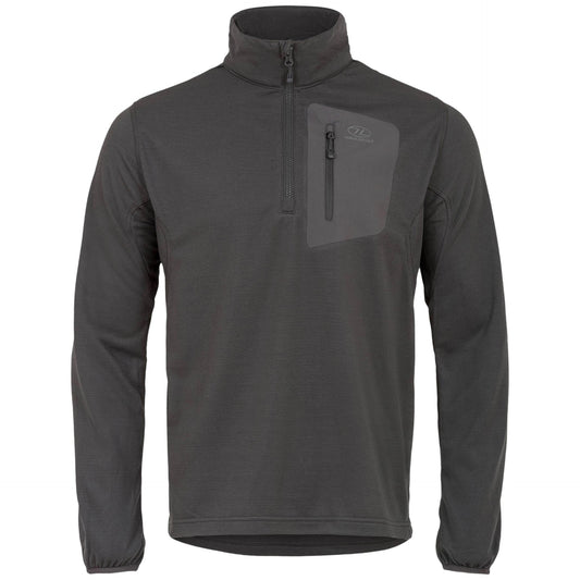 Polar Highlander Outdoor Hirta Grid Fleece - Dark Grey