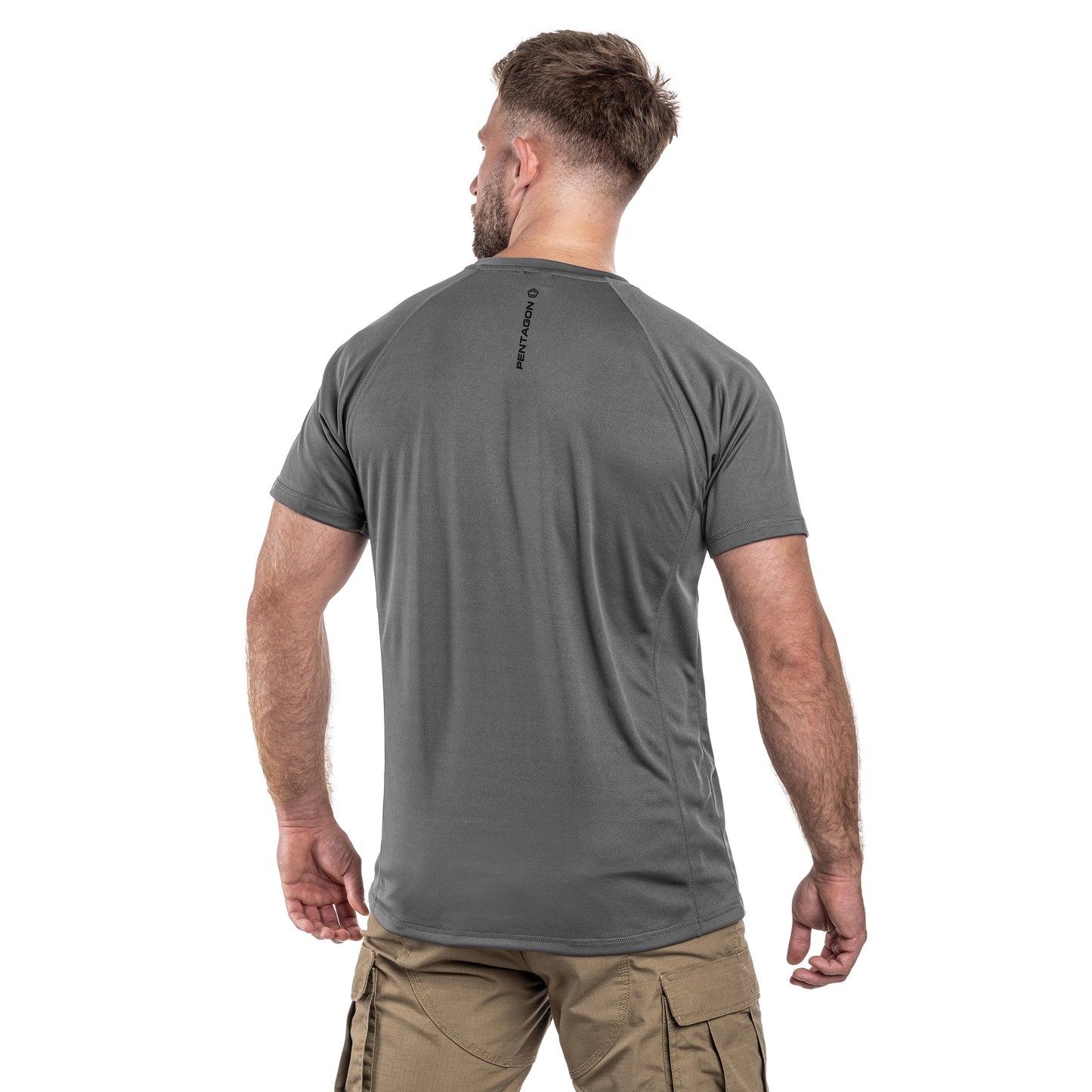 Koszulka termoaktywna Pentagon Body Shock - Cinder Grey