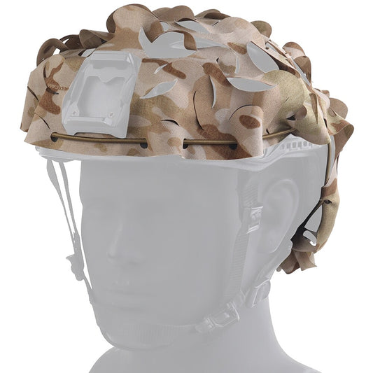 Uniwersalne maskowanie na hełm Wosport Laser Cut Cover - MultiCam Arid