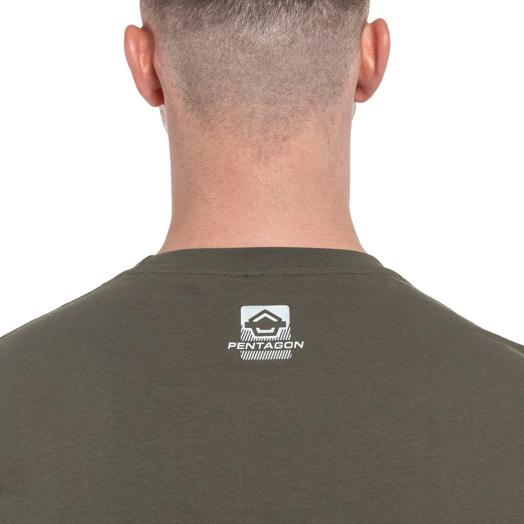 Koszulka T-Shirt Pentagon Ageron "Hashtag" - Olive