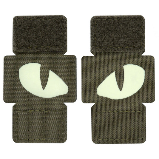 Naszywka M-Tac Tiger Eyes Laser Cut (para) - Ranger Green