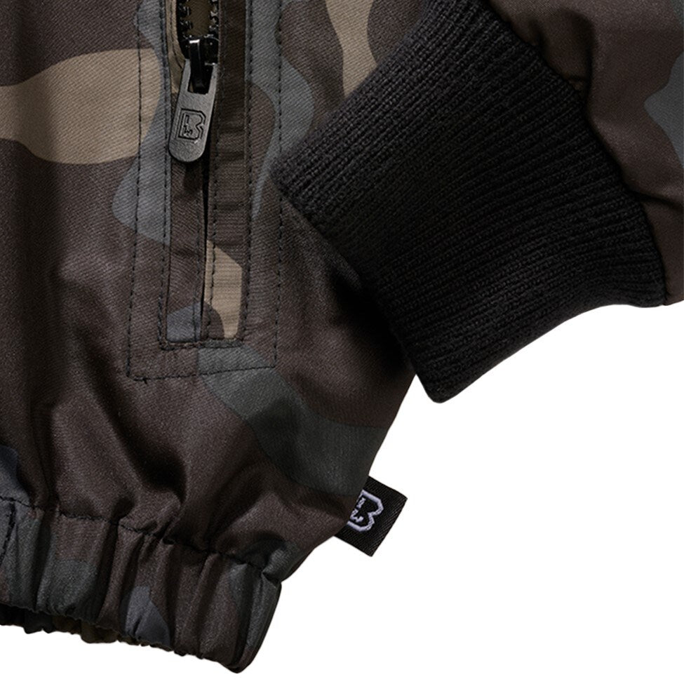 Kurtka dziecięca Brandit Windbreaker Frontzip - Dark Camo