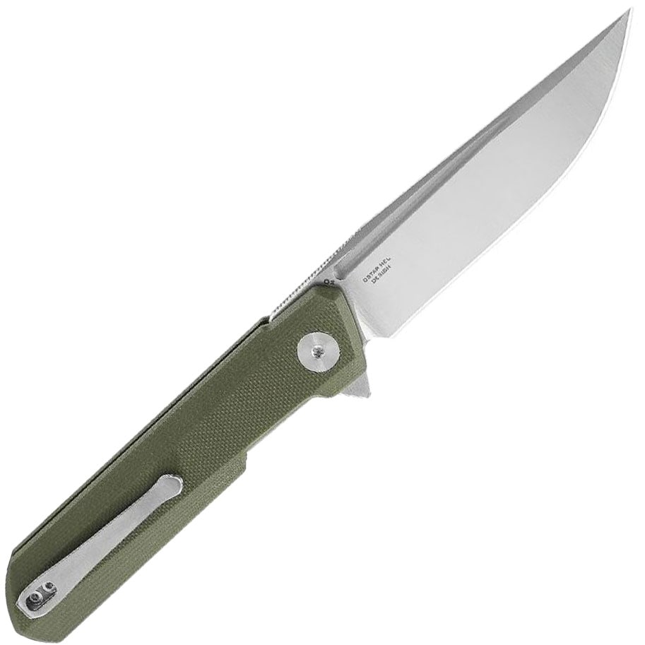 Nóż składany Bestechman Dundee Stonewash - Olive