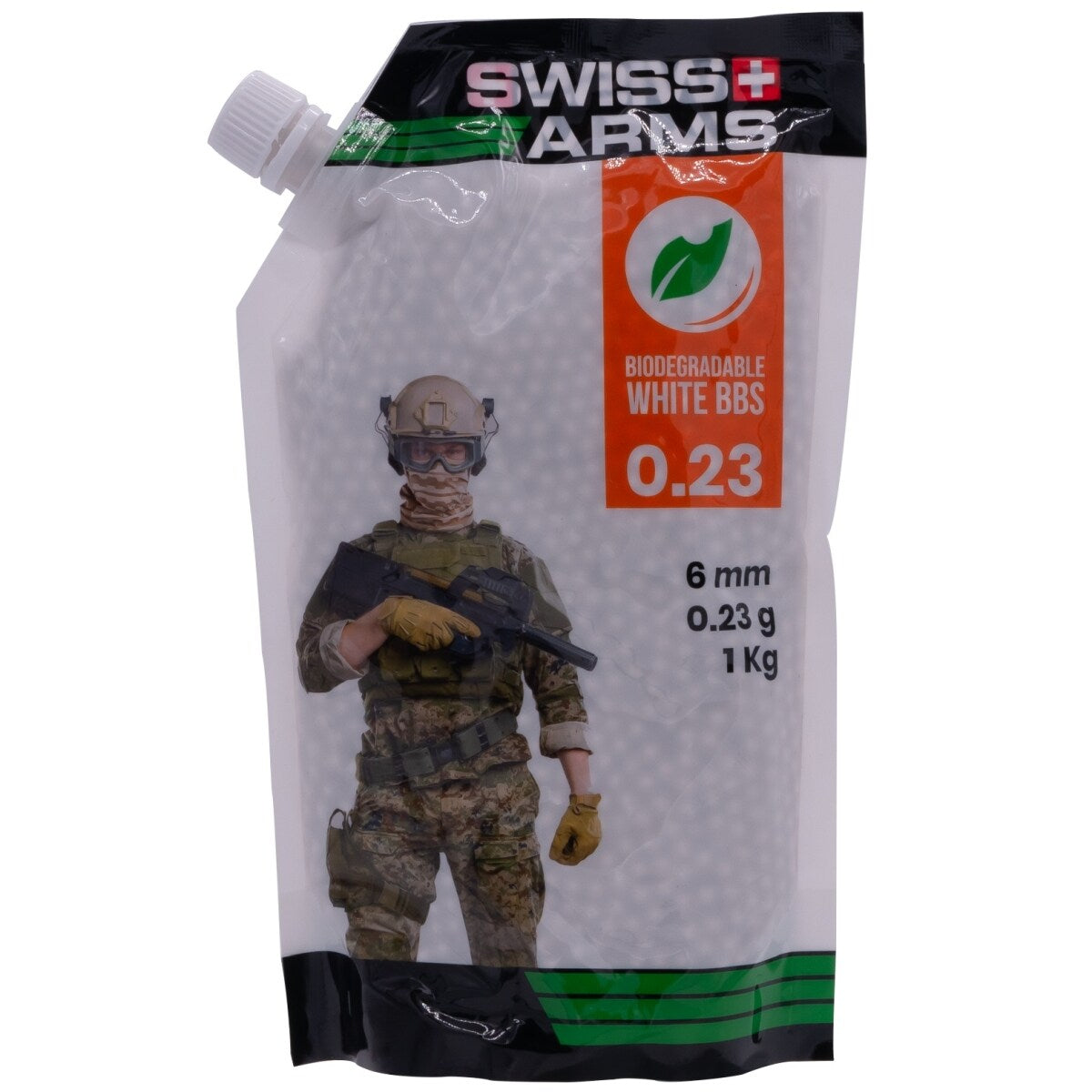 Kulki ASG biodegradowalne Swiss Arms Bio 0,23 g - 1 kg