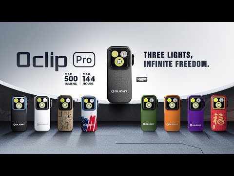 Latarka akumulatorowa Olight Oclip Pro Fortune Snake Special Edition - 500 lumenów