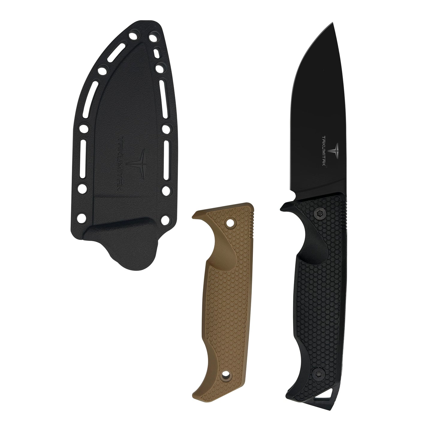Nóż Takumitak Easy Night - Black/Coyote Brown