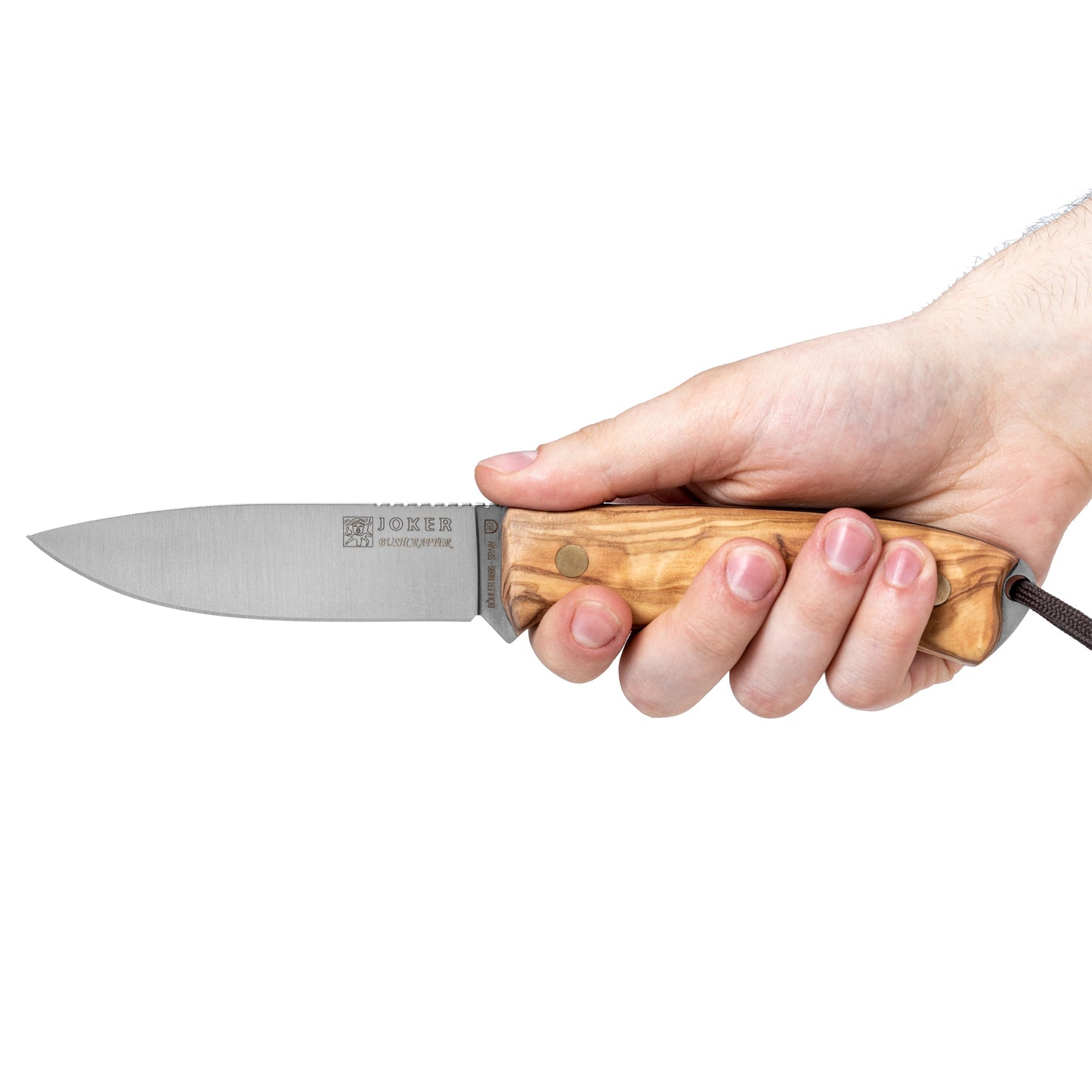 Nóż Joker Buschcrafter Olive Wood z krzesiwem