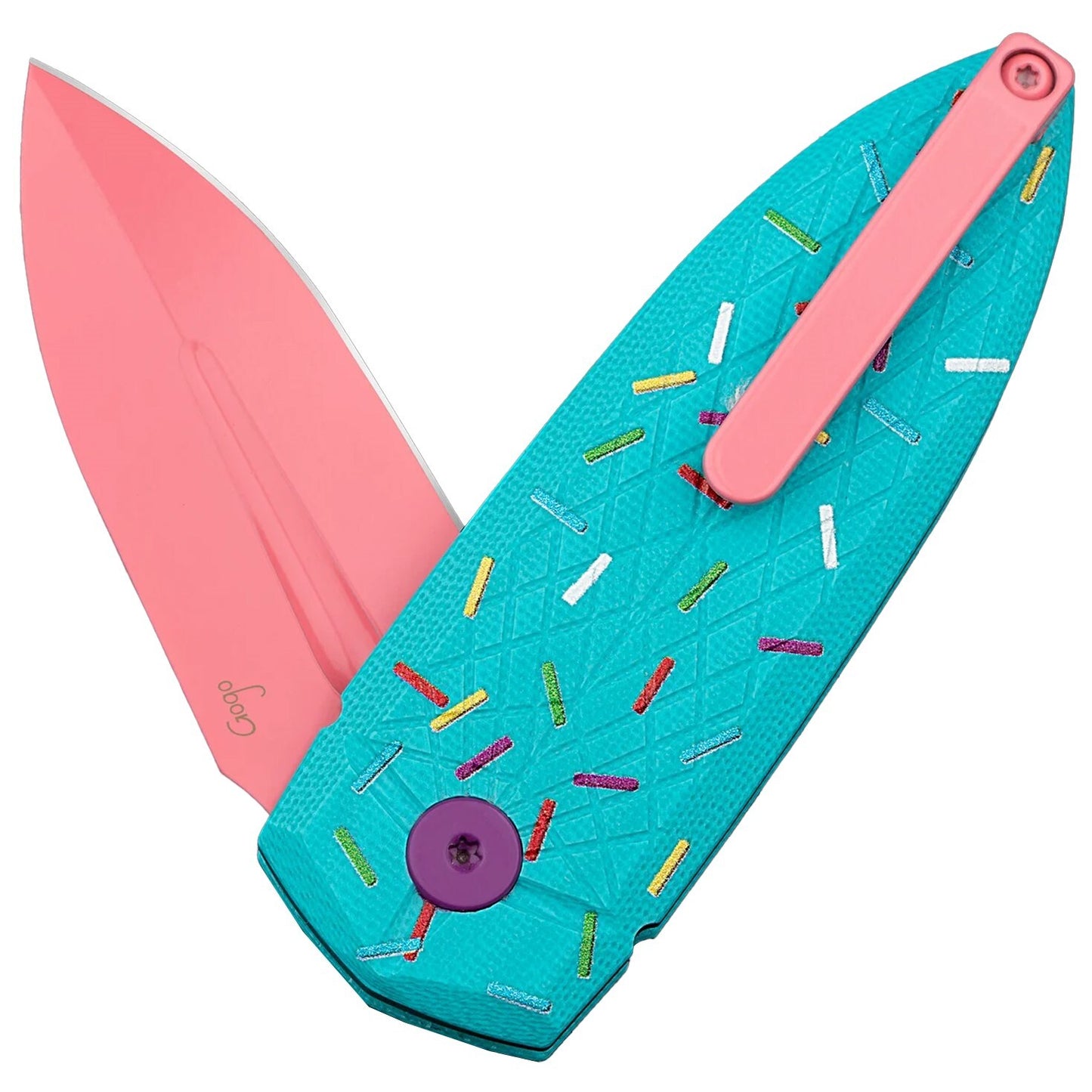 Nóż składany Bestech Knives QUQU G10 - Blue Sprinkle