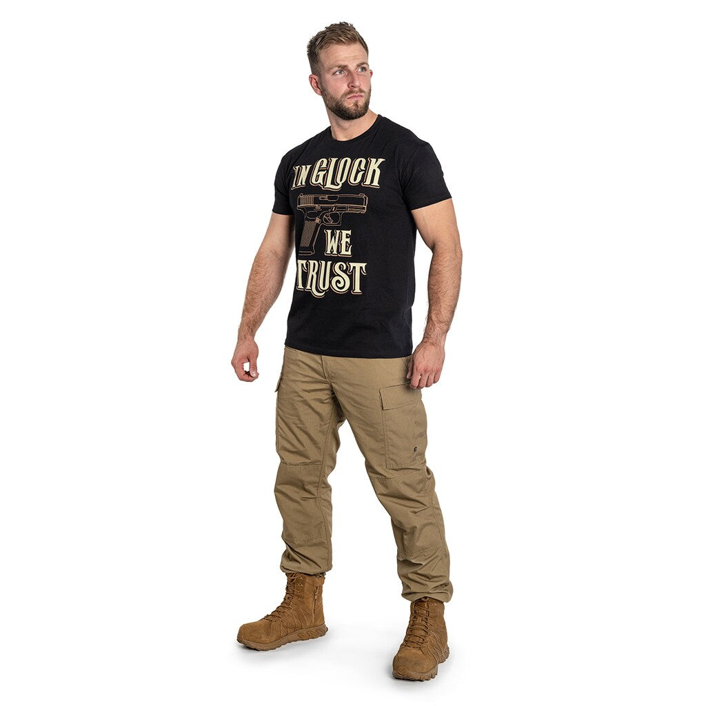 Koszulka T-Shirt War Hog In Glock We Trust - Black