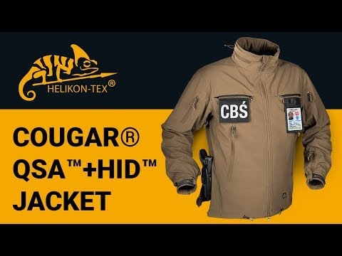 Kurtka Helikon Cougar Softshell Windblocker QSA HID - Black
