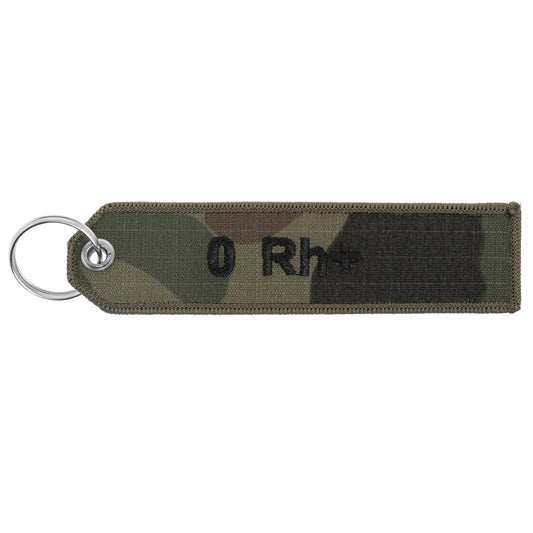 Brelok grupa krwi 0 Rh+ - wz.93 Pantera PL Woodland