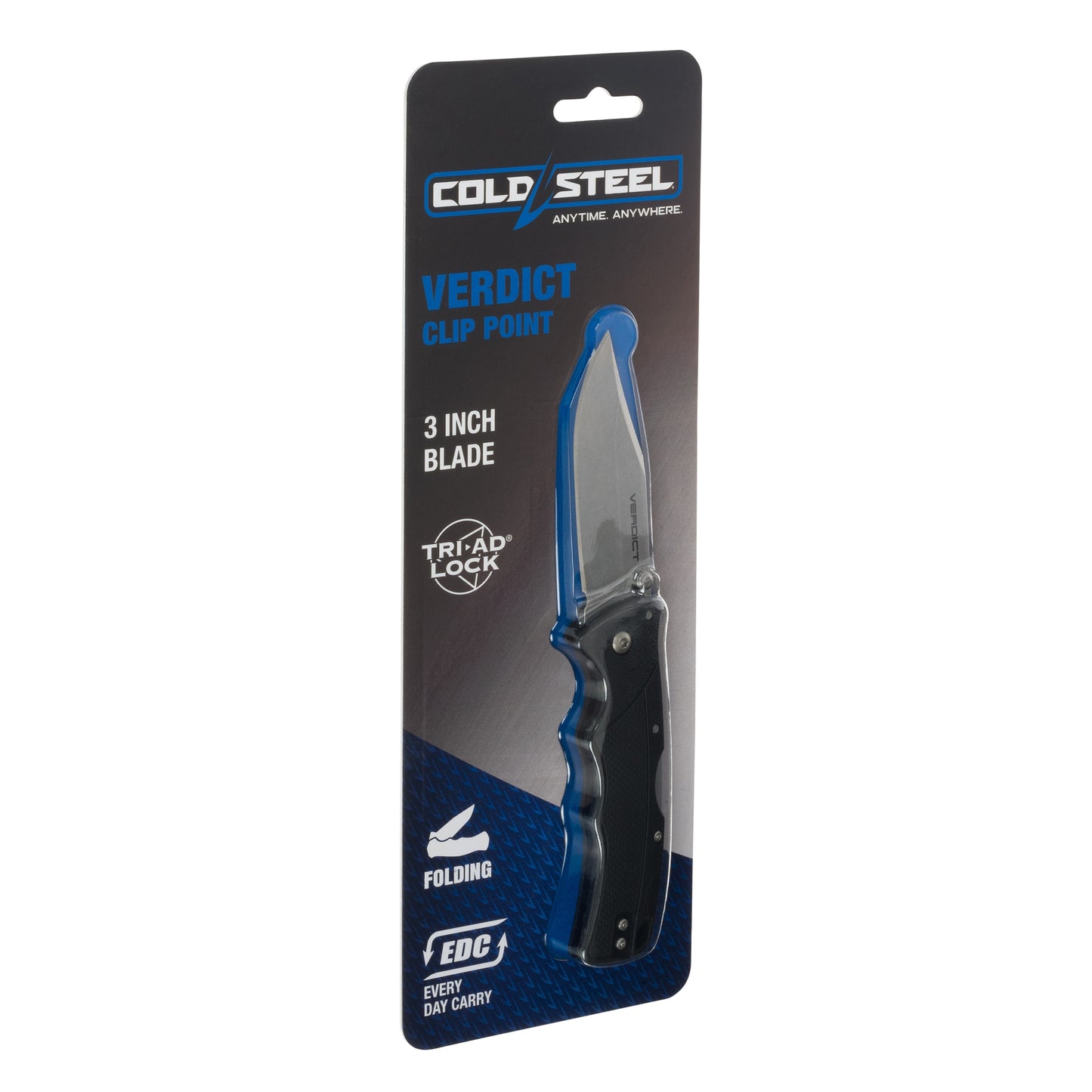 Nóż składany Cold Steel Verdict Clip-Point 4116SS - Black