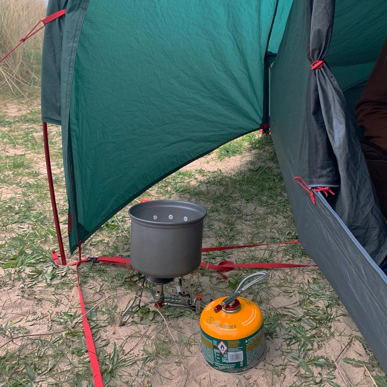 Namiot 1-osobowy Highlander Outdoor Refuge - Pine Green