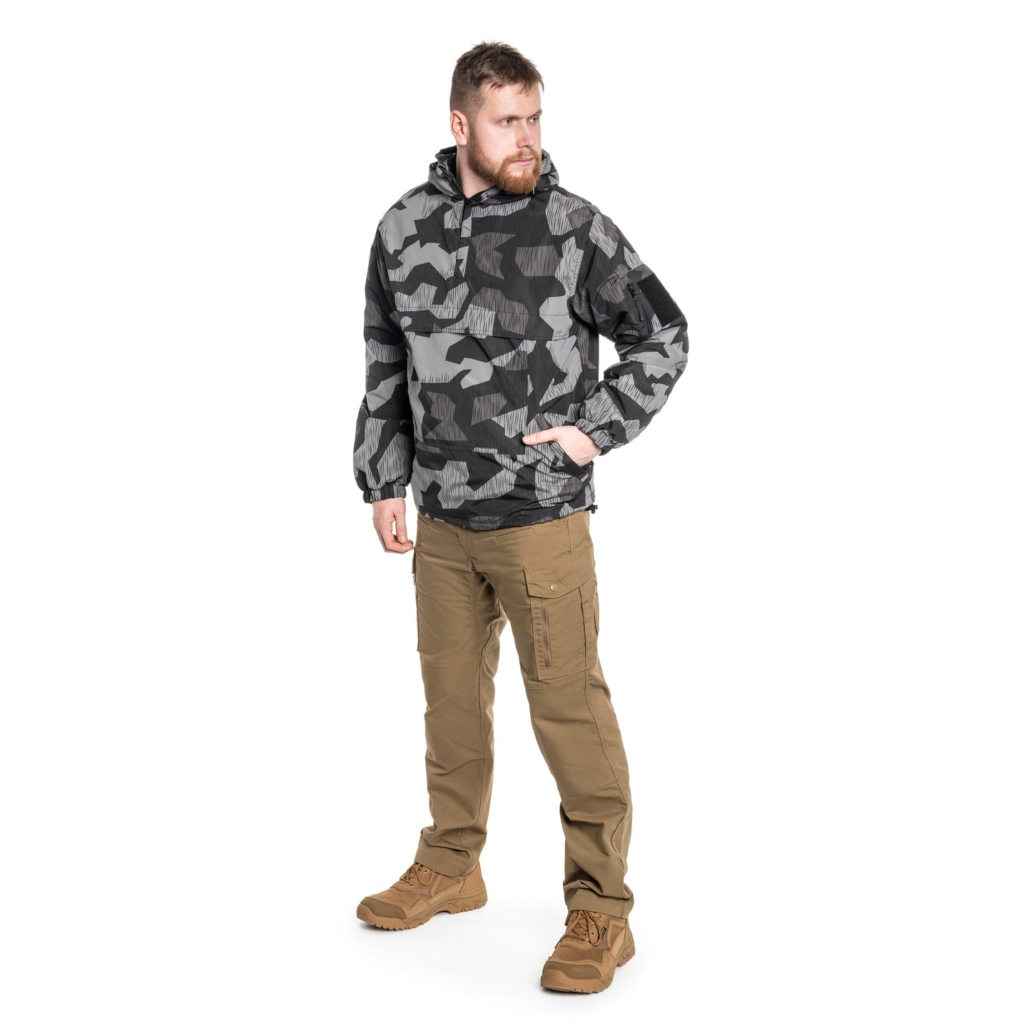 Kurtka Mil-Tec Winter Combat Anorak - Splinter Night