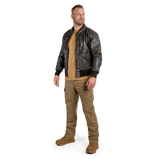 Kurtka skórzana Mil-Tec US A2 Leather Flight Jacket - Brown