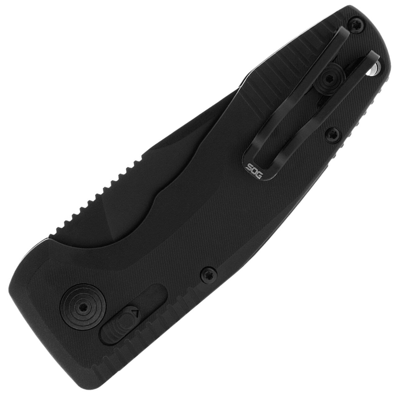 Nóż sprężynowy SOG-TAC AU Compact - Black