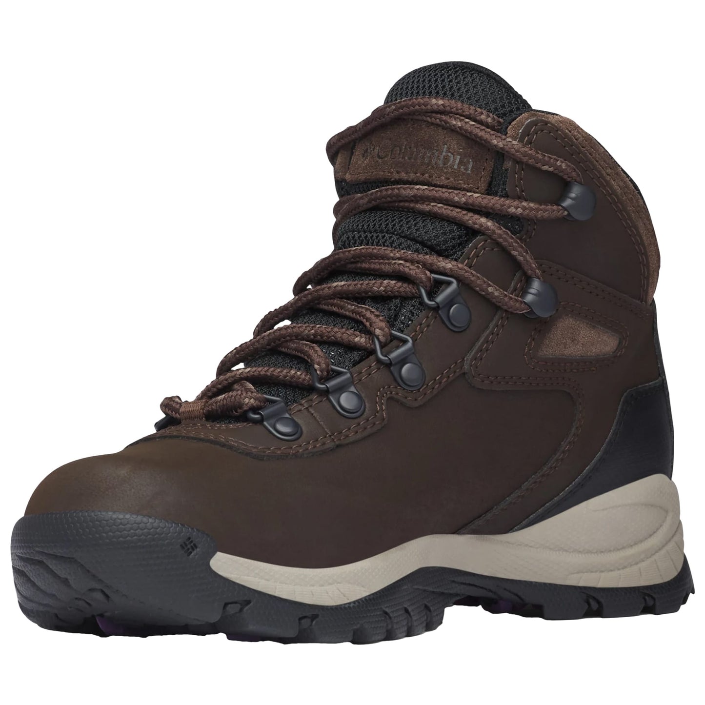 Buty damskie Columbia Newton Ridge Plus WP - Cordovan/Crown Jewel