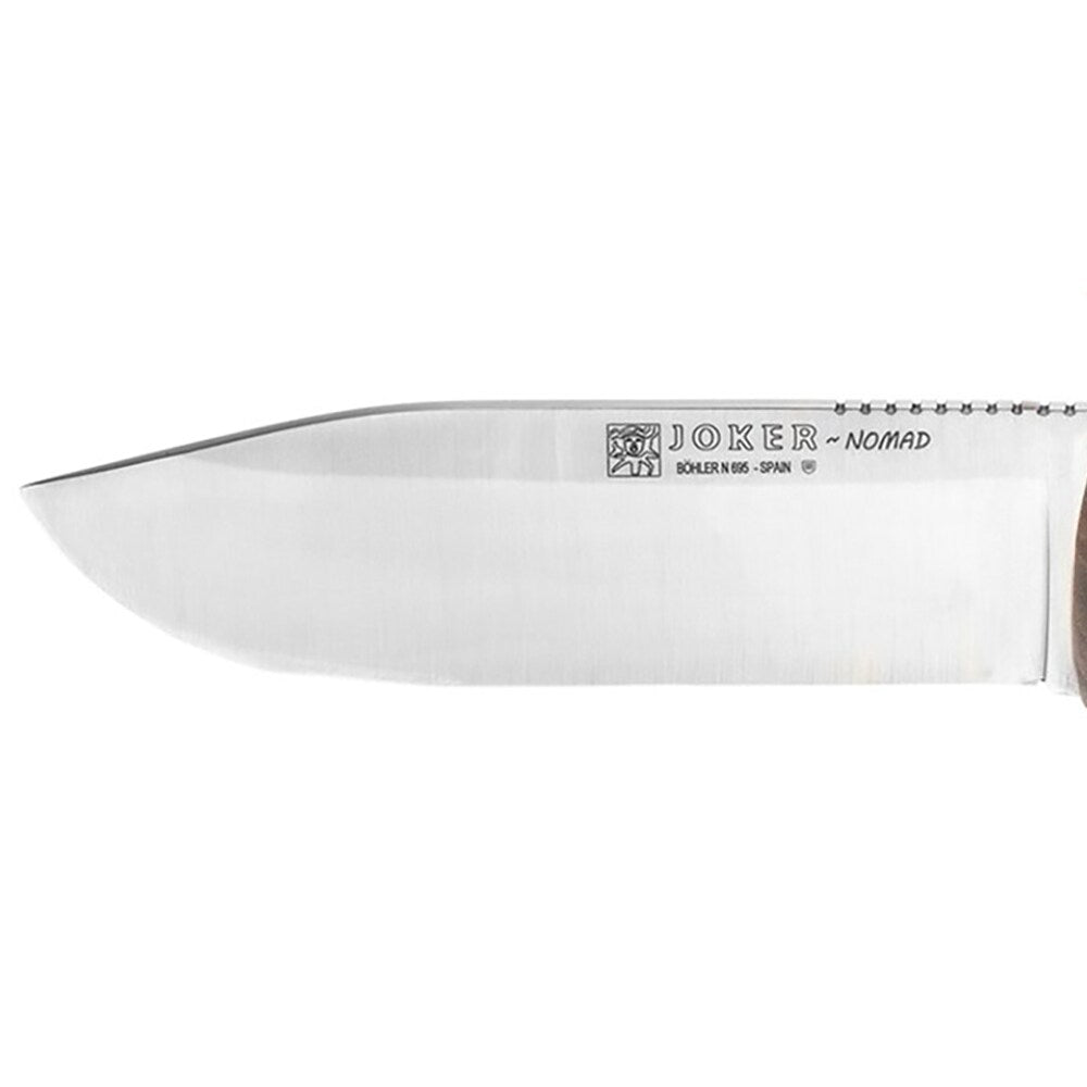 Nóż Joker Nomad Bushcraft Walnut z krzesiwem