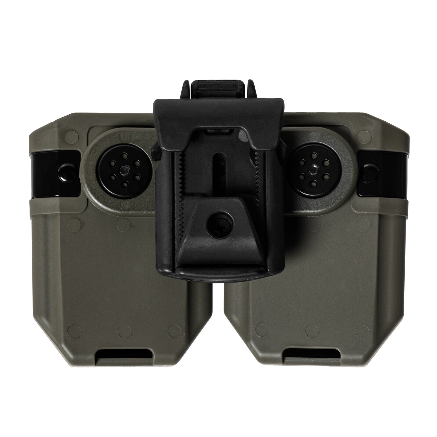 Podwójna ładownica obrotowa ESP z montażem UBC-08 na magazynki AK - Olive Drab