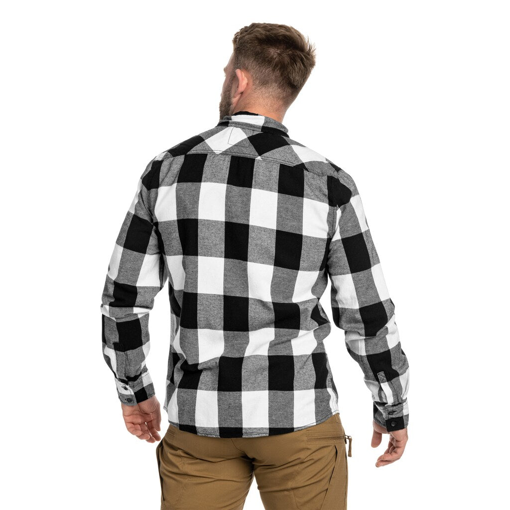 Koszula Brandit Check Shirt - White/Black