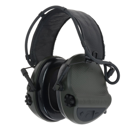 Ochronniki słuchu aktywne Sordin Supreme X2 Memoryfoam Headband - Green