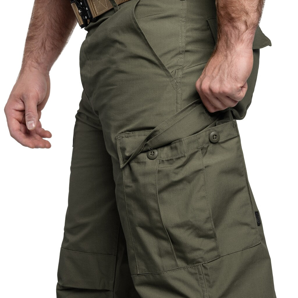 Spodnie Helikon BDU PolyCotton Rip-Stop - Olive Green