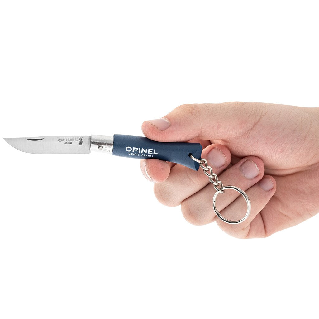Nóż składany Opinel No.4 Colorama Inox Brelok - Dark Blue