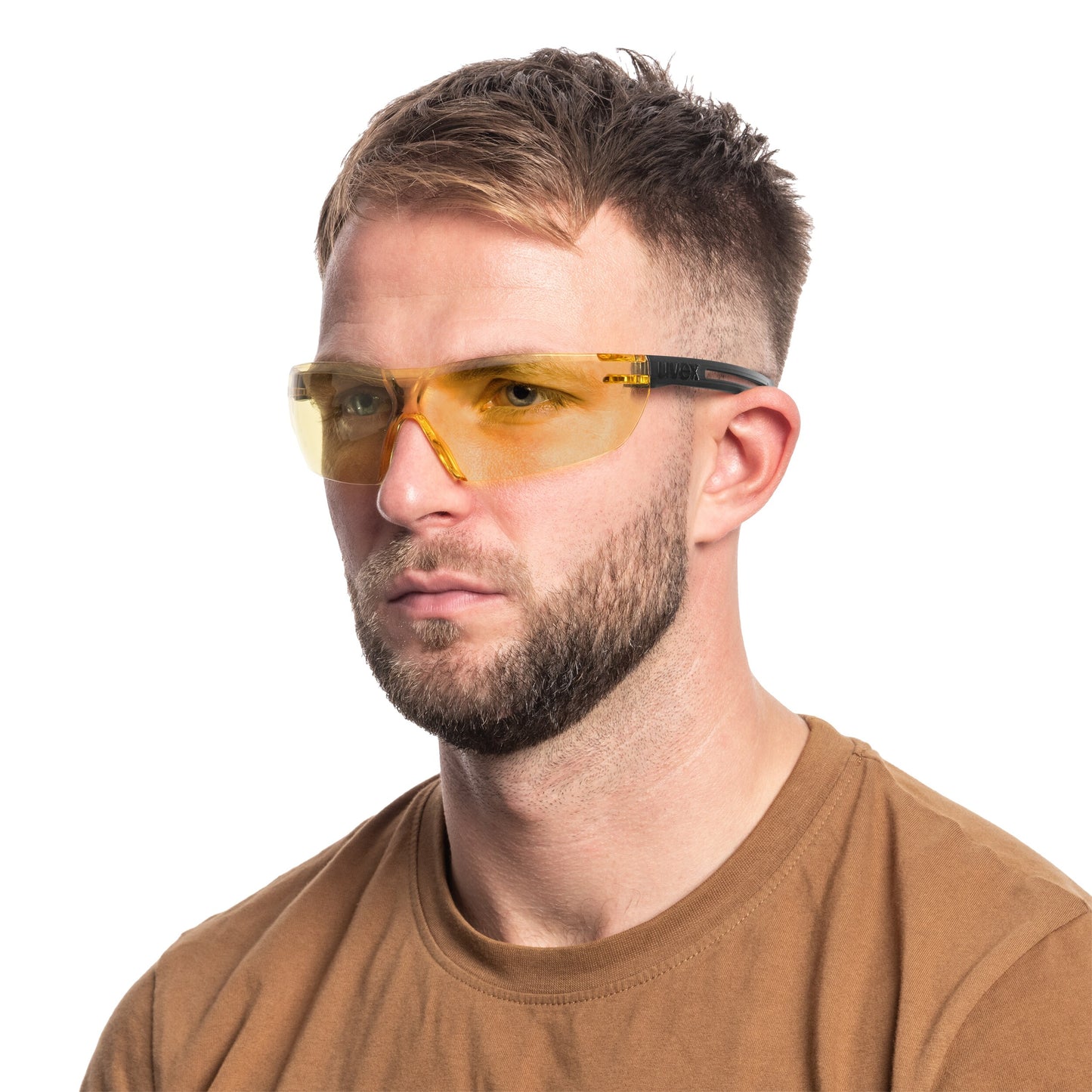 Okulary ochronne Uvex X-Fit - Yellow