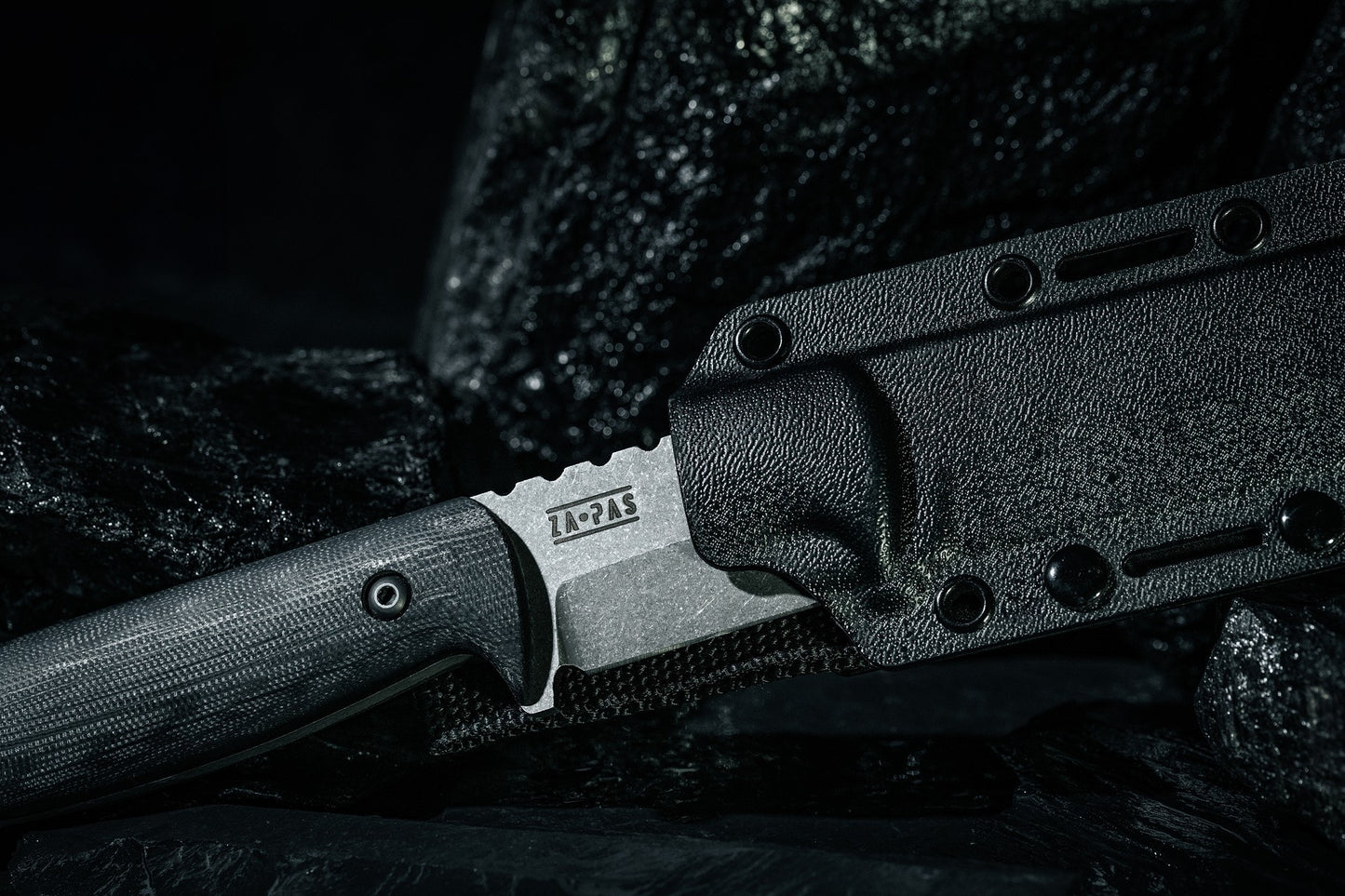 Nóż Za-Pas WZ.25 Grom Stonewashed - Black