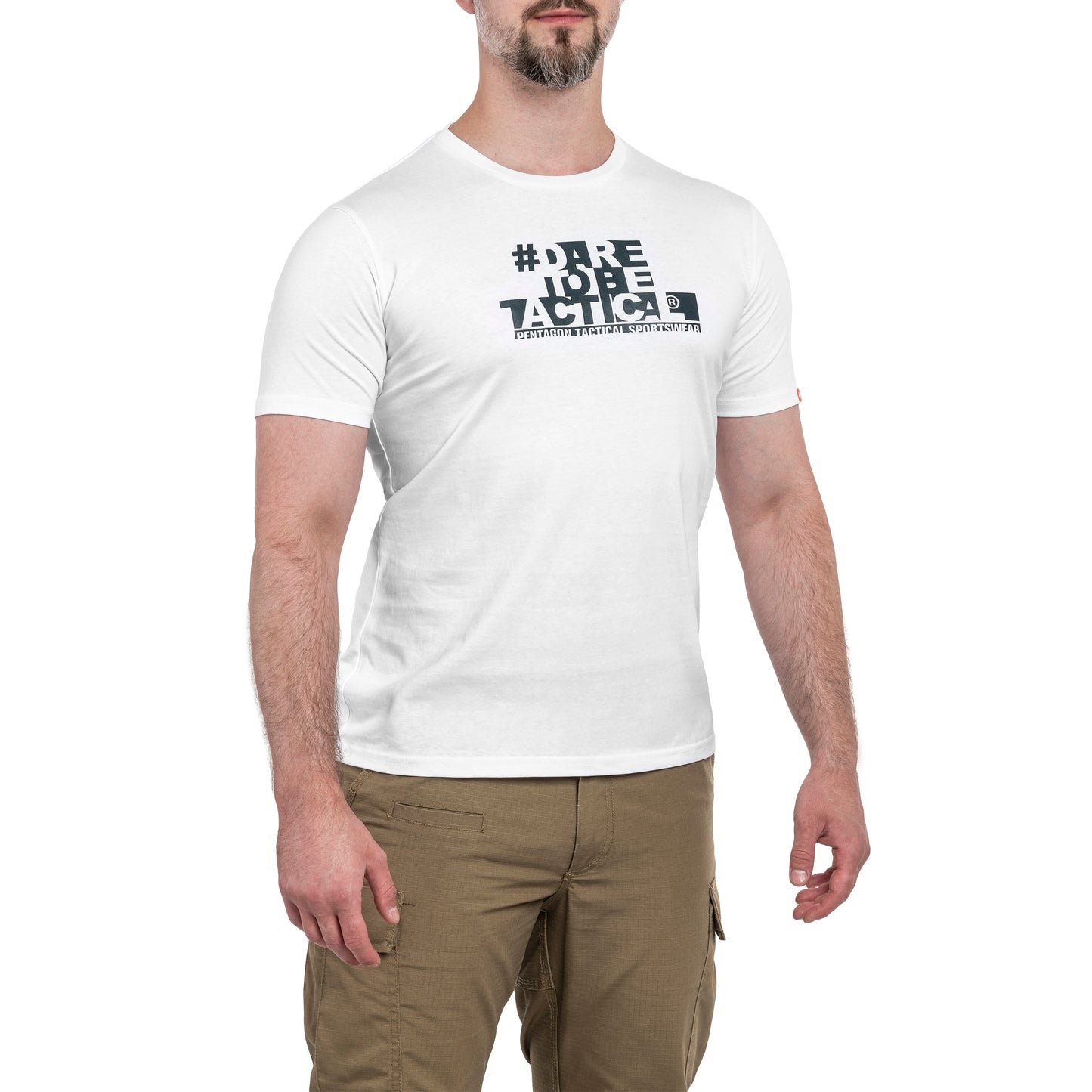 Koszulka T-shirt Pentagon Ageron "Hashtag" - White