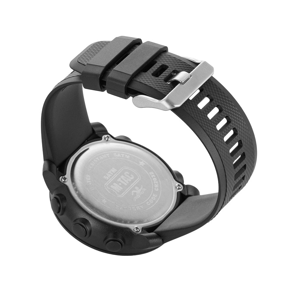 Zegarek taktyczny M-Tac z kompasem 2095 - Black