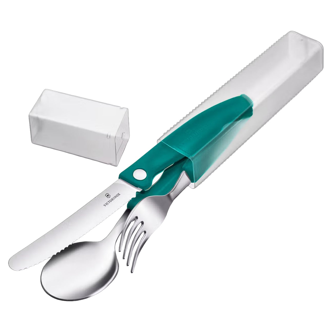 Zestaw sztućców Victorinox Picnic Classic - Kale Green