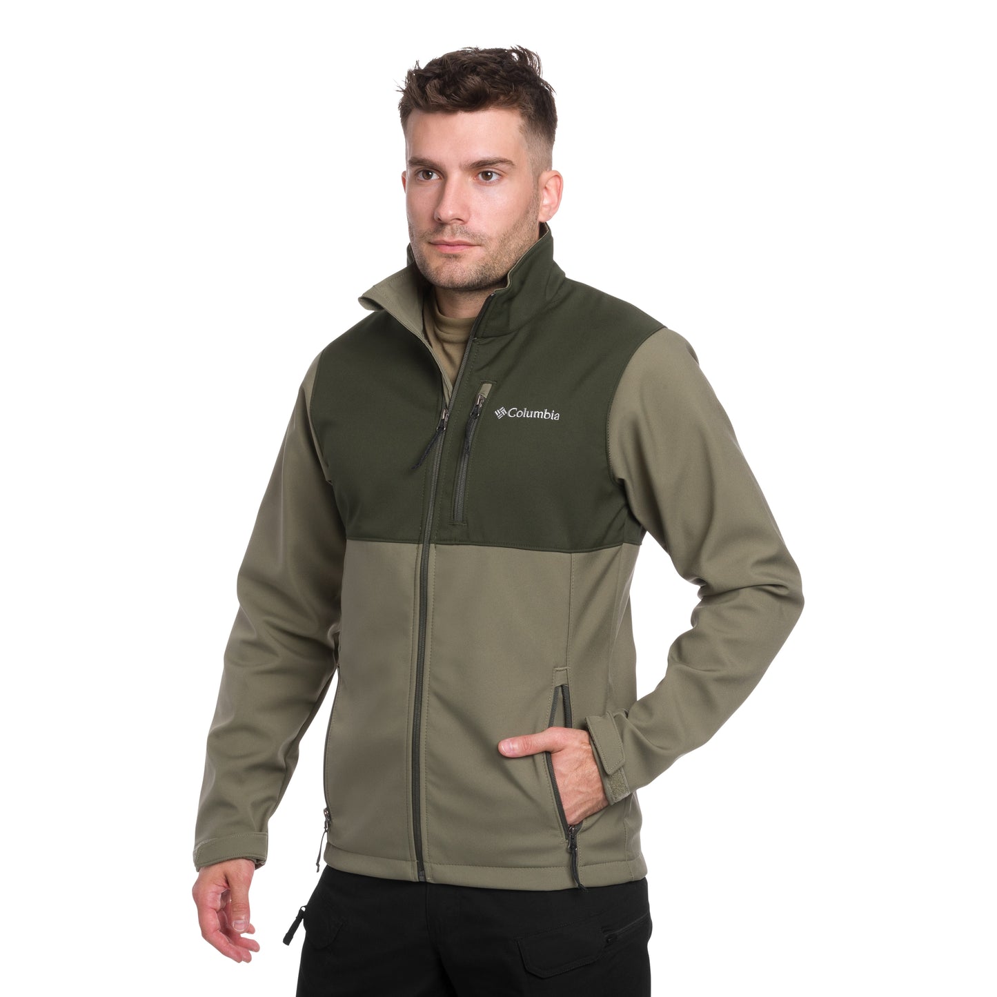 Kurtka Columbia Ascender Softshell - Stone Green