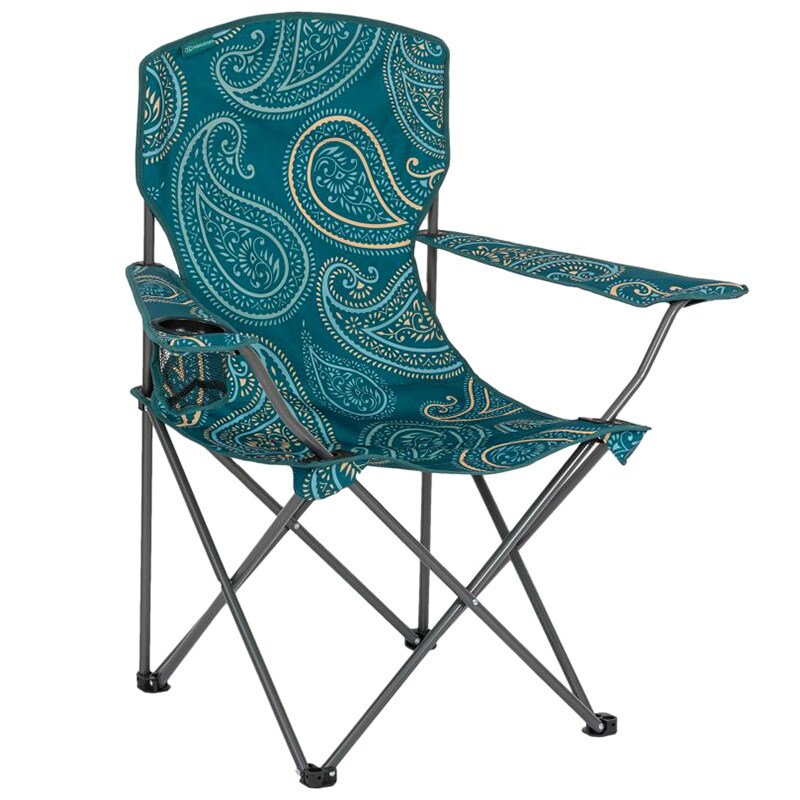 Krzesło turystyczne Highlander Outdoor Stirling - Paisley Print Teal