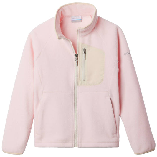 Polar dziecięcy Columbia Youth Fast Trek IV Full Zip - Satin Pink/Chalk