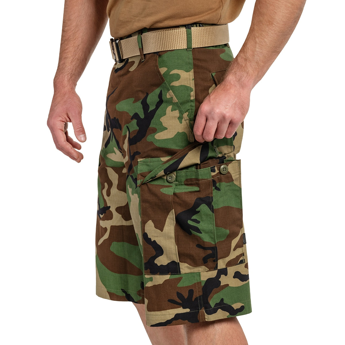 Szorty Helikon BDU PoliCotton Ripstop - US Woodland