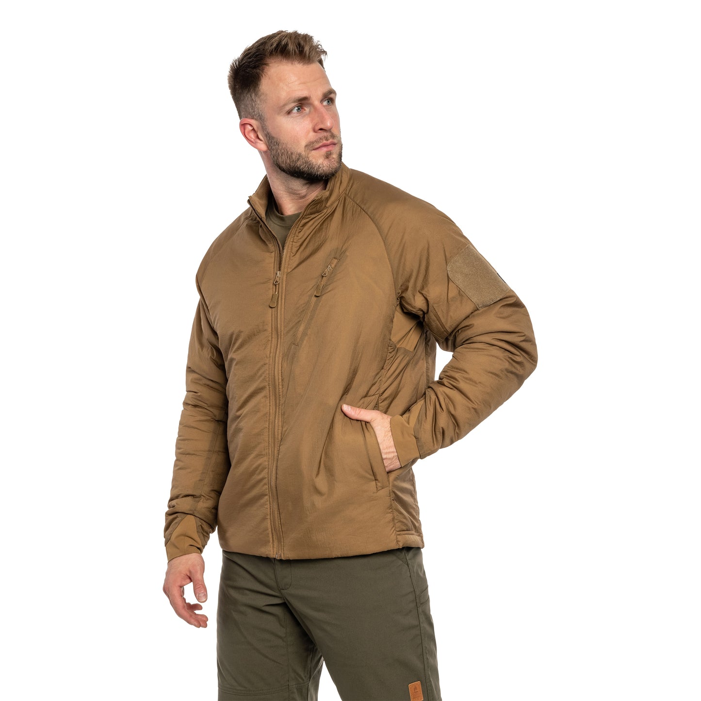 Kurtka Helikon Wolfhound Climashield Apex - Coyote