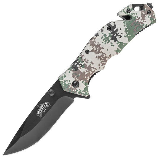 Nóż składany ratowniczy Master Cutlery MU-A001DG Spring Assisted - Digital Camo