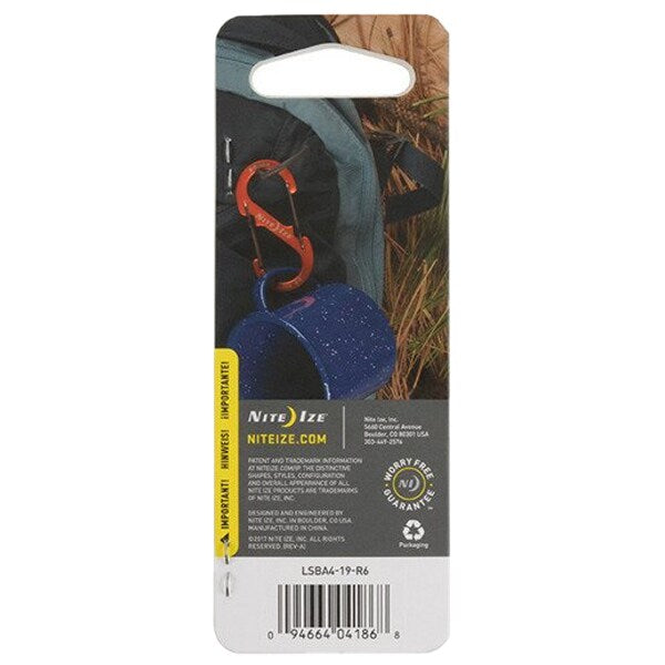 Karabińczyk Nite Ize S-Biner SlideLock Aluminum 4 - Orange