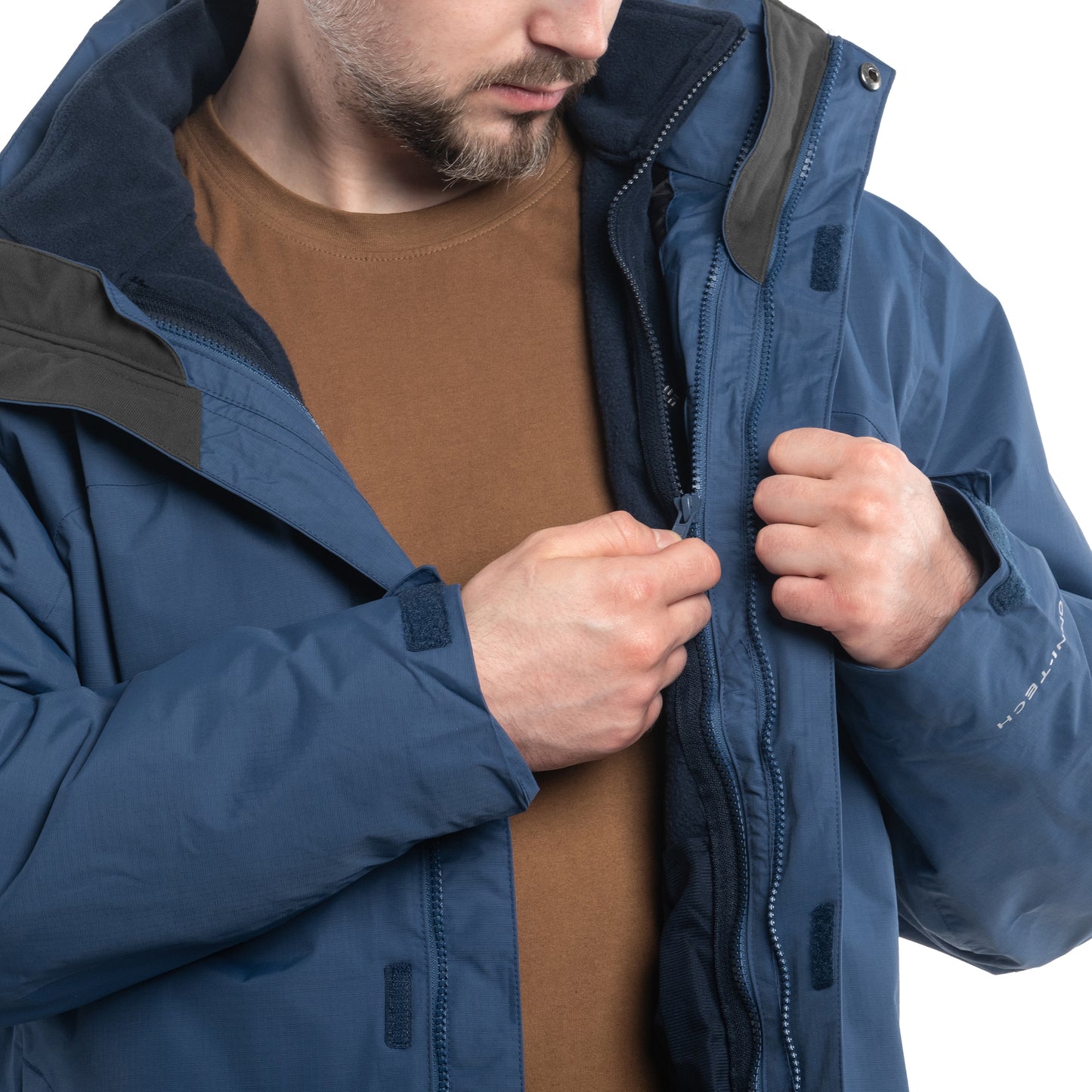 Kurtka Columbia Mission Air Interchange Jacket - Night Tide/Collegiate Navy