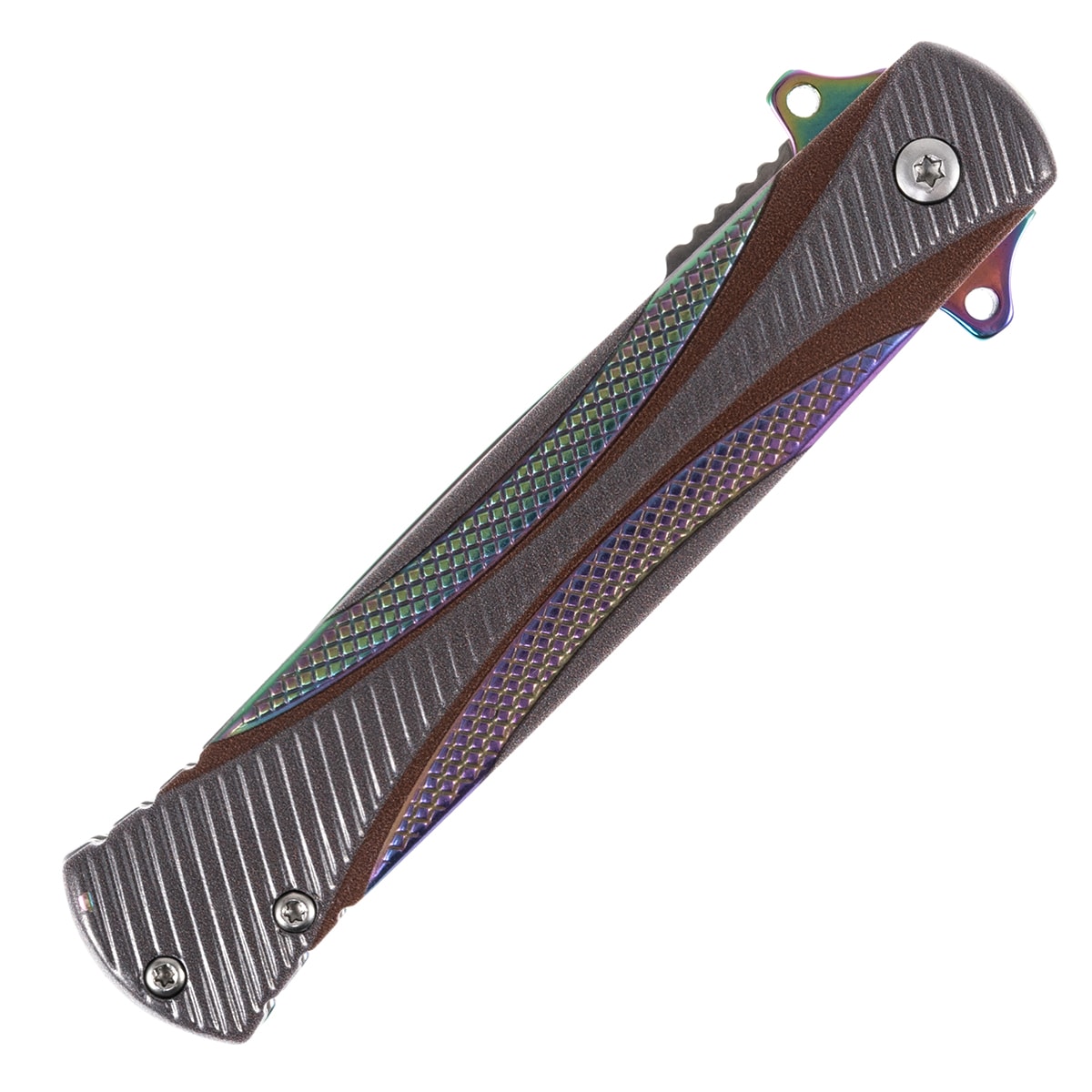 Nóż składany Joker Rainbow Siciliana Spring Assisted