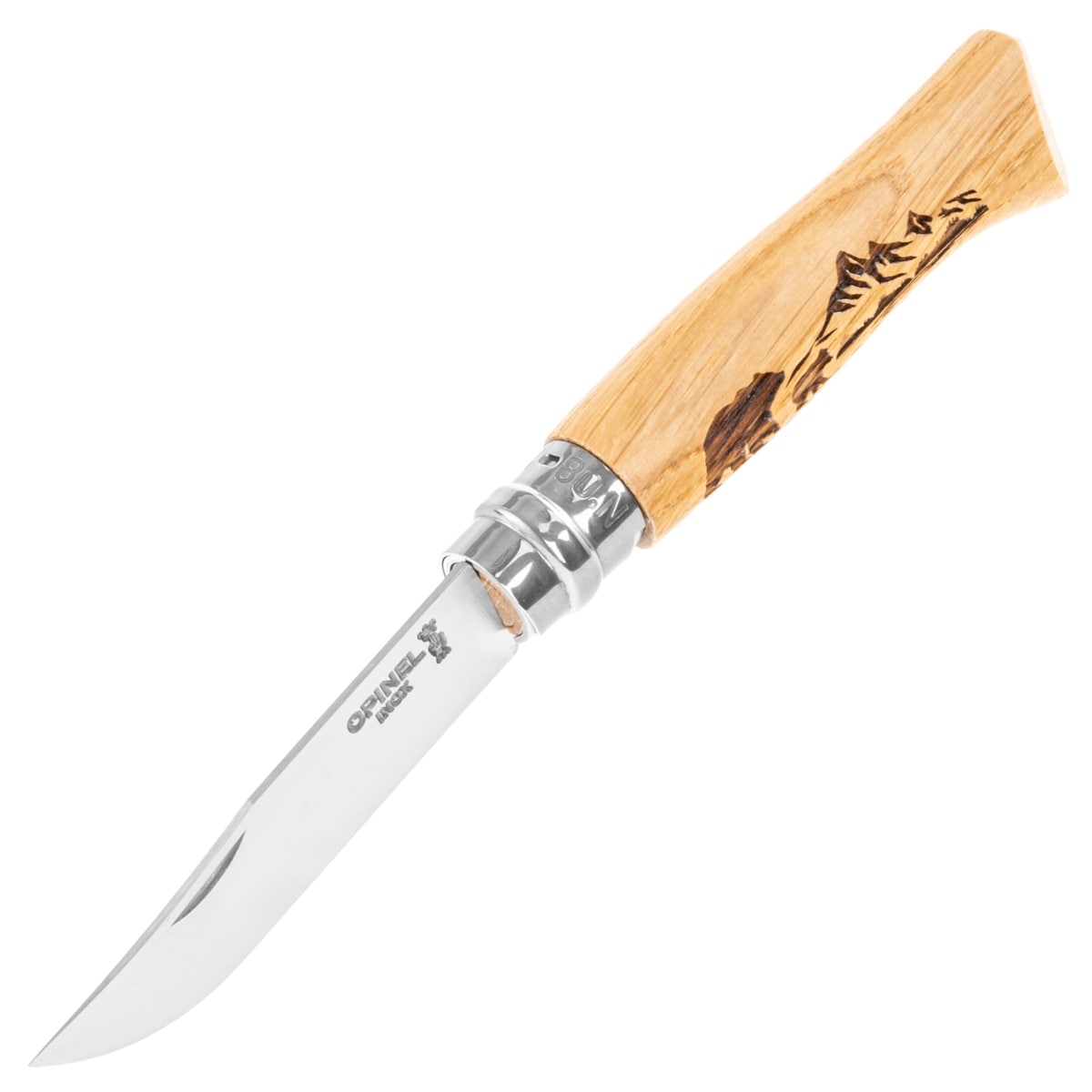 Nóż składany Opinel No.8 Animalia - Bear