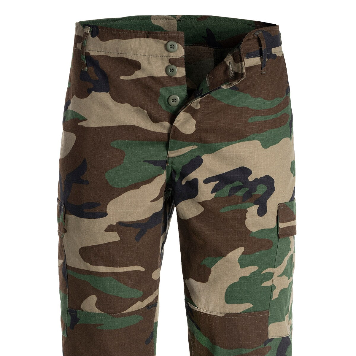 Spodnie wojskowe Mil-Tec Teesar Rip-Stop BDU - Woodland