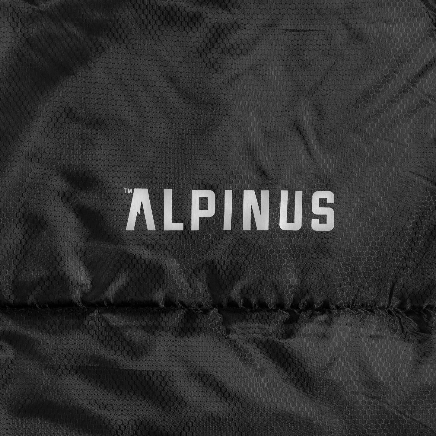 Śpiwór Alpinus Warm 1500 Czarny - lewy
