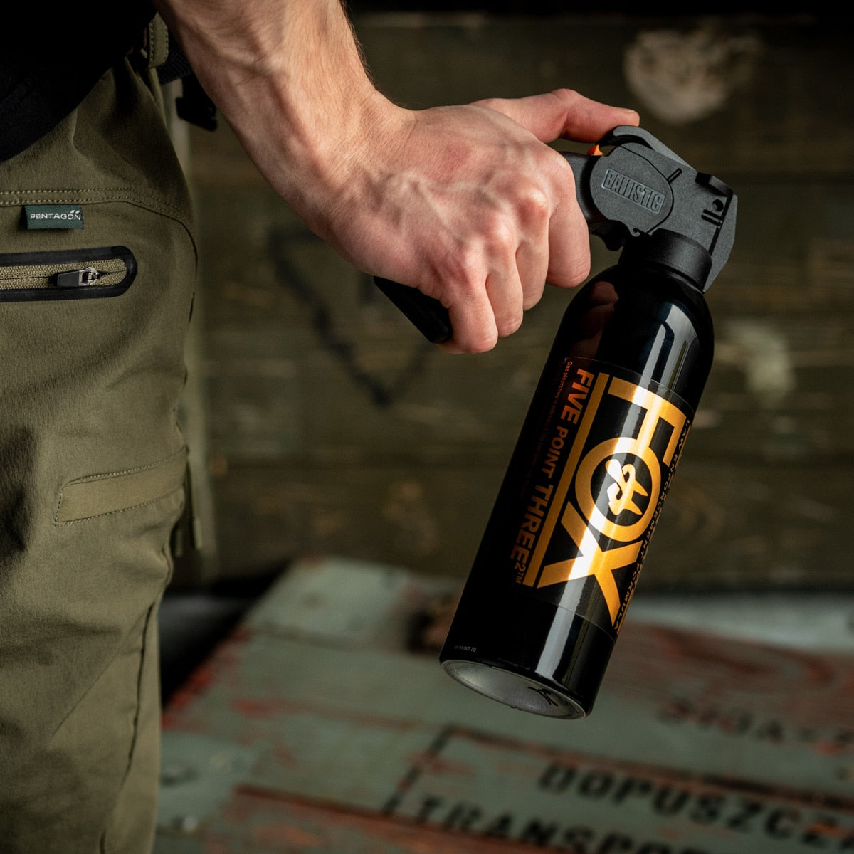 Gaz pieprzowy Fox Labs Five Point Three 2TM - stożek 340 ml